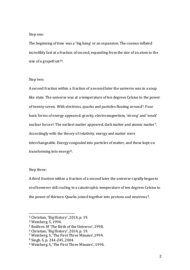 Реферат: Big Bang Theory Essay Research Paper Informative